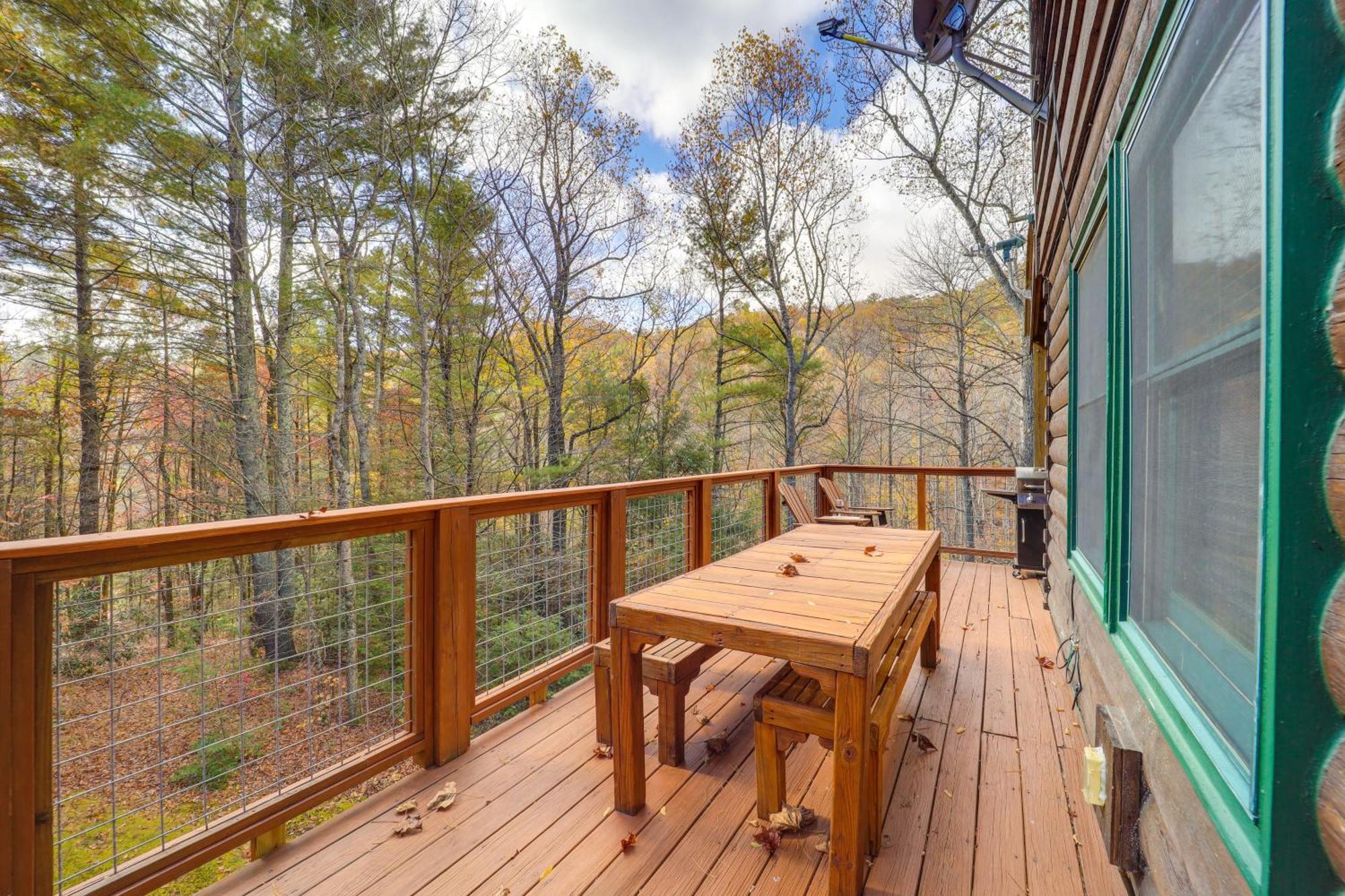 Cabin On 22 Acres With Patio - 3 Mi To Blowing Rock! Lenoir Exterior photo