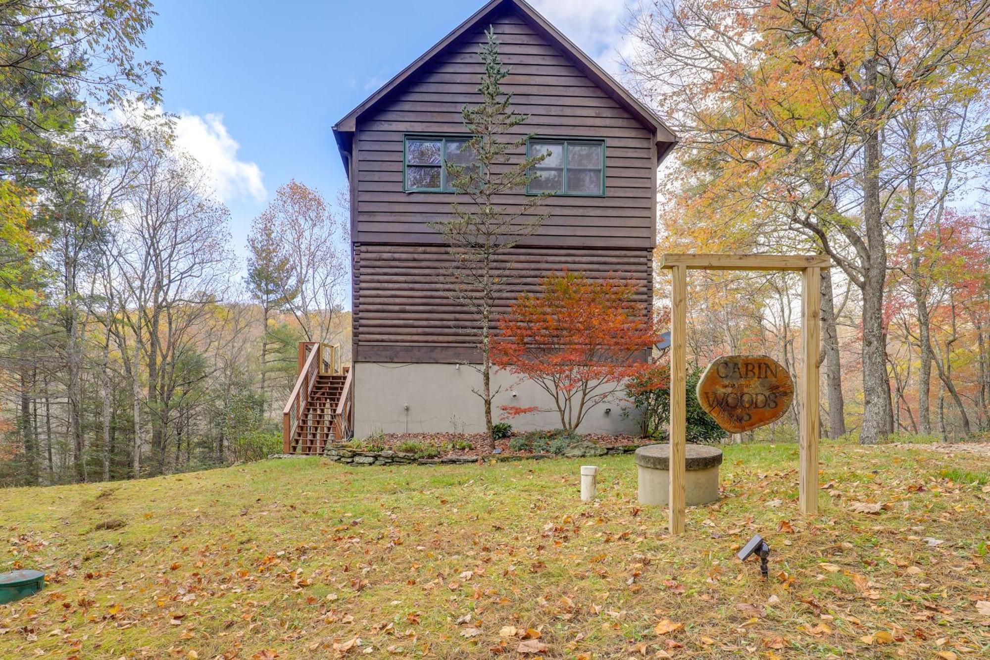 Cabin On 22 Acres With Patio - 3 Mi To Blowing Rock! Lenoir Exterior photo